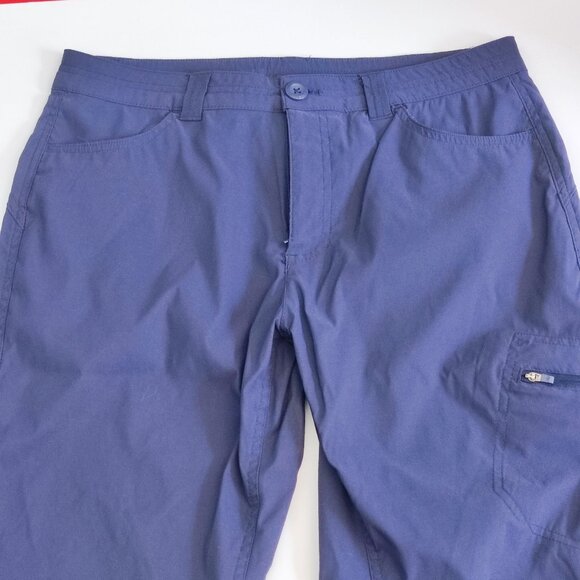 Eddie Bauer Rainer Capris outdoor activity pants blue women's size 10 - Picture 2 of 16